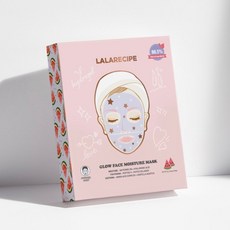 LALARECIPE 라라레서피 글로우 페이스 모이스처 마스크팩10매입, 10매입, 1박스