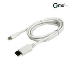 [C3656] Coms 미니 디스플레이포트 변환 케이블 2M / DP(input)/Mini DP(output)/DisplayPort, 상세내용표시