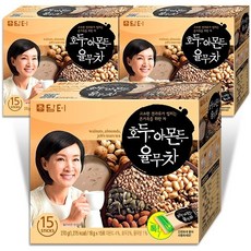 담터 호두 아몬드 율무차, 18g, 15개입, 3개