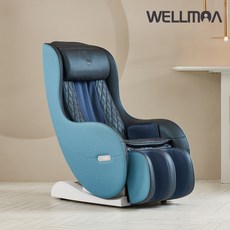 웰모아 트윈뮤 미니 안마의자 방문설치, HCW-5000 (블루), 블루