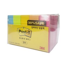 문구랑만들기랑 [3M] 포스트잍 포스트잇 페이지마커 670-5AN-5 알뜰팩 Saving pack 15X50