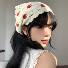 다리미패밀리 25회 안길례 니트스카프 체리 헤어 두건 김영임 러블리 캐주얼