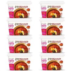 청정원 라이틀리 곤약 맵닭비빔면 230g x 8개