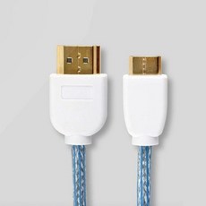 HDMI 케이블 TO HDMI(Mini) 투명 청색, 상세페이지 참조, 상세페이지 참조