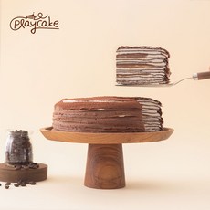 플레이케이크 티라미수 크레이프 케이크 1 100g 티라미슈 케이크 크레페, 1개, 1.1kg