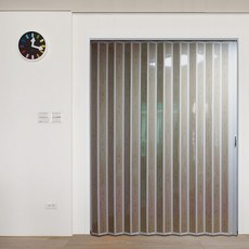 홀겹미색우드 자바라 홀딩도어 자바라문 중문 접이식문 칸막이 커튼