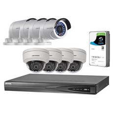 1852792 IP-8M 방범 카메라 옥외 실내 4K UHD 1ch 4POE 8메가픽셀 IP CCTV DS-2CD2086G2-I DS-2CD2186G2-I DS-7604NI-K, 1개 - ds-7604ni