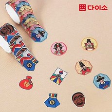 전통떼어지는마스킹테이프1000, 혼합색상, 100개입, 단일상품