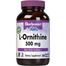 블루보넷 L-오르니틴 500mg 베지터블 캡슐, 50개입, 1개, 50정