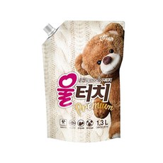 피죤 울터치 소프트펄 1300ml 1개 울세제 중성세제, 1.3L