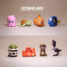 픽사 니모를 찾아서 니모 도리 말린 피규어, 8종 세트
