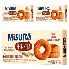 미주라 통밀도너츠, 3개, 230g