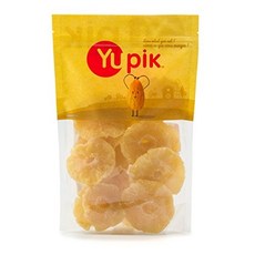 Yupik Sulfite Free Dried Pineapple Rings 2.2lb Yupik 무황산염 건조 파인애플 링 2.2lb, 1개, 단일옵션, 997.9g