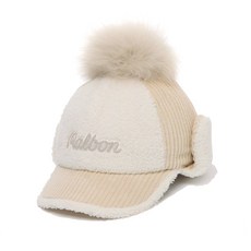 (국내백화점) 말본 볼캡 여성 이어 워머 캡 BEIGE M3442PCP23BEI