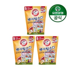 유한양행 [유한양행]암앤해머 베이킹소다 1.5kg+600g(식품첨가물) 3개, 12개, 600g