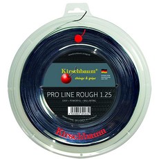 Kirschbaum Reel Pro Line 러프 1.25mm(17G) 201.2m(660피트) 블랙 (K2PLR125), 1.25mm, 1개