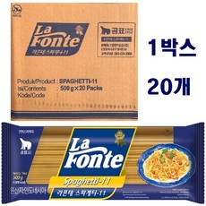 라폰테 스파게티, 500g, 20개