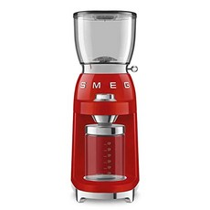 Smeg 50s 레트로 스타일 미적 커피 그라인더 CGF01 (빨간색), 본상품
