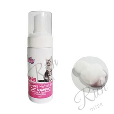 RICH 더캣츠 고양이 거품샴푸 150ML 고양이목욕샴푸, 1개