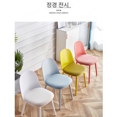 가정용 라이트 럭셔리 식탁 의자 플라스틱 의자 등받이 식탁 의자 가벼운 럭셔리 식탁의자에 대해 상담하다