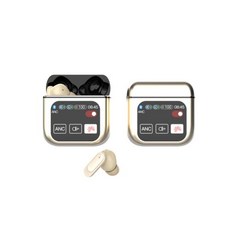 SE60 무선 이어폰 블루투스 54 LED 디스플레이 게임용 헤드셋 스포츠 헤드폰 HIFI 사운드 저지연 이어버드, 4) 금