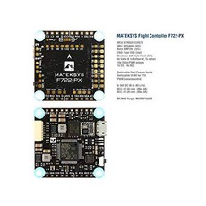 Matek F722-PX F7 Flight 컨트롤러 F722 FC with Graphical Pixel OSD Black