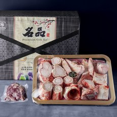 ++1 투뿔 한우 추석 선물세트 5호 한우사골 2kg+잡뼈 2kg+사태 400g, 1개