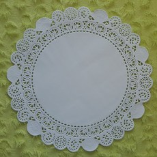 도일리페이퍼 12인치 250매 원형 도일리 (지름 30.4cm 아이보리색상)