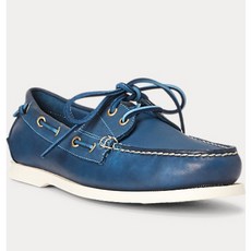 Polo Ralph Lauren Merton Leather Boat Shoe 512848 Newport Navy