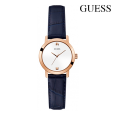 [게스시계 GUESS] GW0246L4 여성 블랙 심플 가죽밴드 손목시계