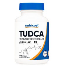 뉴트리코스트 TUDCA 타우로우르소데옥시콜 애시드 250mg 캡슐, 1개, 60정