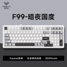 PRO A104 다얼유 8K 카스켓 키보드 블루투스 기계식 프로 마스크 레트로, FREE, 어두운 밤의 왕국, 사신 샤프트