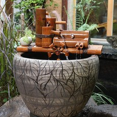 대나무미니분수대