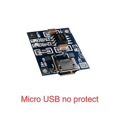 마이크로 미니 USB 타입 c 5V 1A 18650 TP4056 리튬 배터리 충전기 모듈 이중 기능 보호 없이 충전 보드, 01 Micro USB no protect
