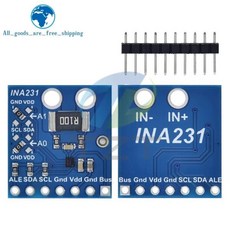양방향 전류 및 전력 모니터링 센서 모듈 TZT INA231 IIC I2C 인터페이스 아두이노용, 1개