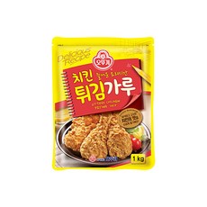 오뚜기 치킨 튀김가루, 1kg, 2개