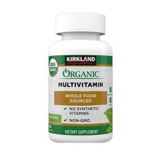 커클랜드 유기농 멀티비타민 80정 (태블릿) Kirkland Signature Organic Multivitamin (80 Tablet), 1개, 80개
