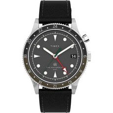 Timex 남성용 워터베리 트래디셔널 GMT 39mm 쿼츠 시계 TW2V28700VQ 상품번호