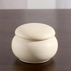 세라믹 애완 동물 항아리 작은 유골 용기 고양이 장례 매장 구제, 1개, B.6.1X4.3CM