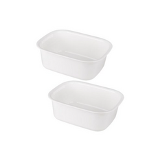 블랑 국산 사각 설거지통, ALL WHITE, 8개