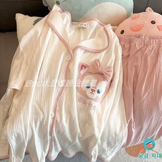 쏵몰 짱구 잠옷 잠옷세트 여름 여름잠옷 크레용 신짱 만화 긴팔 카디건 홈웨어 투피스