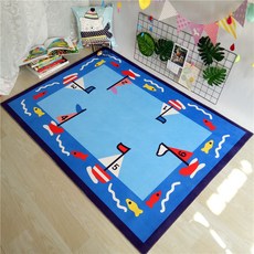 아기방러그 Children's cartoon flight chess carpet bedroom living room girl INS game room full shop cute jumped house flo-635954405719, 요트 컬렉션 구매 배달 도어 패드one size