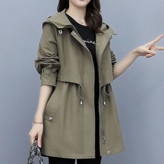 루스리더 여성 캐주얼 허리조임 트렌치코트 V6