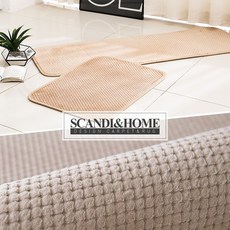 스칸디앤홈 빅볼 주방매트 40x180 3색 택1, 01_크림