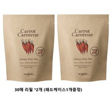 스킨푸드 캐롯 카로틴 카밍 워터패드 세트, 30개입, 2개