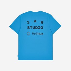 아이앱 스튜디오 x 헬리녹스 티셔츠 시안 블루 IAB Studio Helinox T-Shirt Cyan Blue -