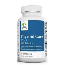 테리 내추럴리 싸이로이드 케어 요오드 플러스 셀레늄 캡슐 Terry Naturally Thyroid Care Plus Selenium, 1개, 60정