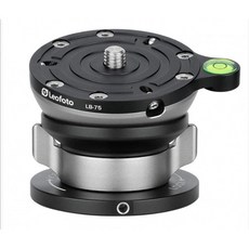 나비 잠금 칼라 55lb 최대 하중 +/-15° 기울이기 3중대 LB-75 75mm 레벨링 베이스, 단일옵션