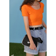 허브로해피 10 세가지 20 숏 상의 여름 여성그릅 무드 슬림