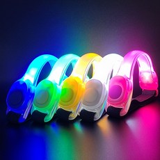 야간 스포츠 LED 안전 암밴드 프라벨, 핑크